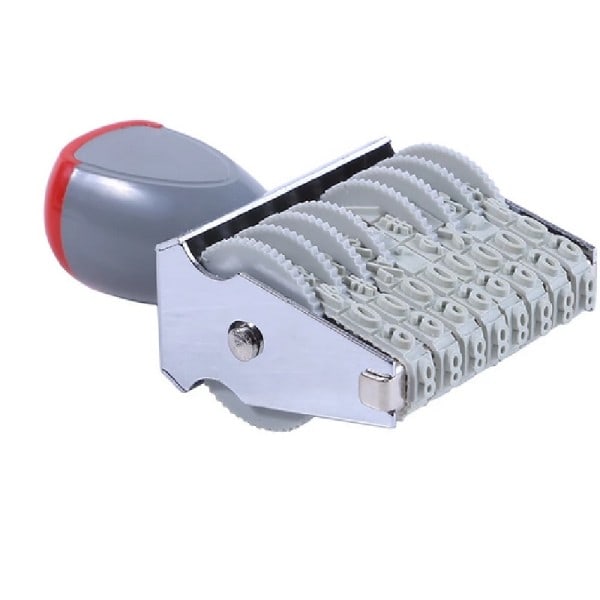 Hjul Ruller 8 cifre Nummerering Stempel Trolley Dato Scrapbooking Rullende Ord Dato Stempler