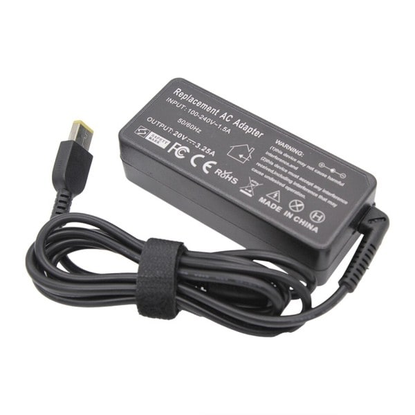 20V 3,25A 65W USB AC Bärbar dator Laddare Ström Adapter För Lenovo Thinkpad X301S X230S G500 G405 X1 Carbon E431 E531 T440s