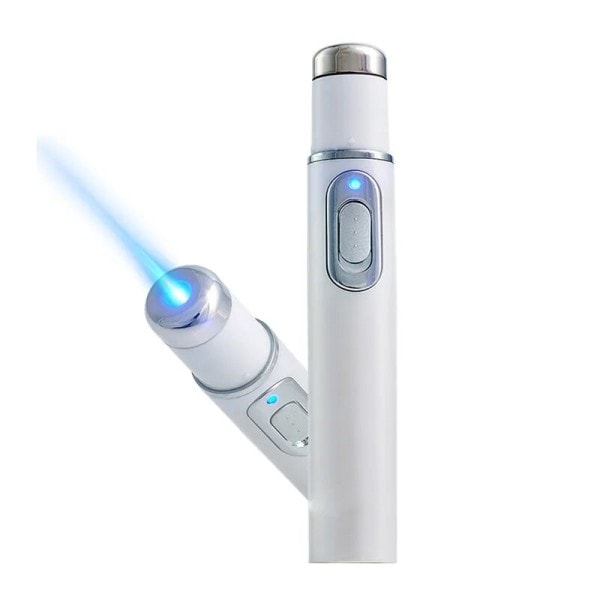 Blå Lys Ansigtsbehandling Maskin Acne Rynke Fjernelse Laser Pen Hud Pletter Fjernelse Anti Skrampe Spider Vene Eraser