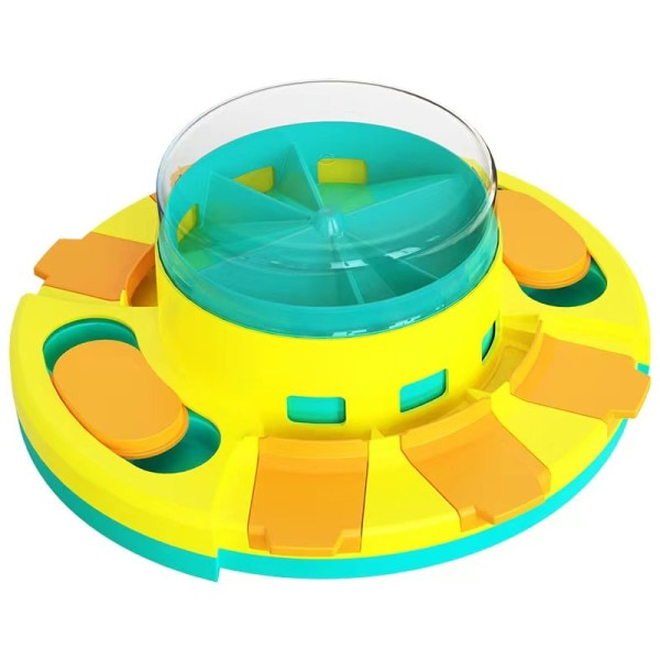 Hunde Puslespill Leker Trykk Slow Feeder Interaktive Spill for Valp IQ Trening Godbiter Dispenser Mat Leaker Bowl