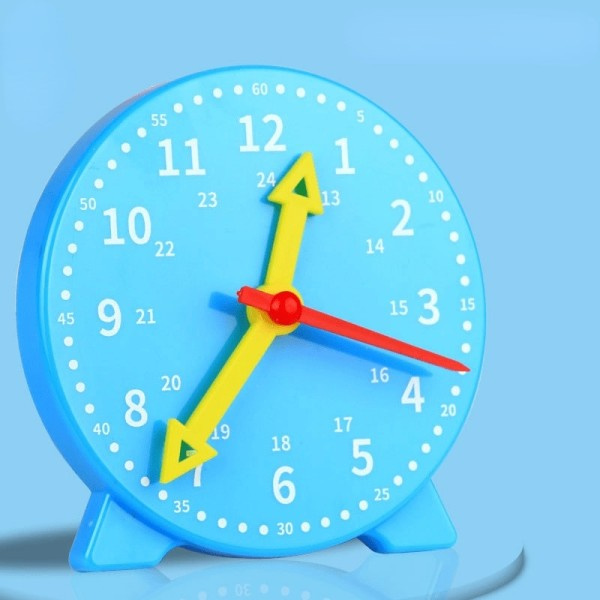 Barn Montessori Klokke Pedagogisk Leker Time Minutt Sekund Kognisjon Fargerike Klokker Leker