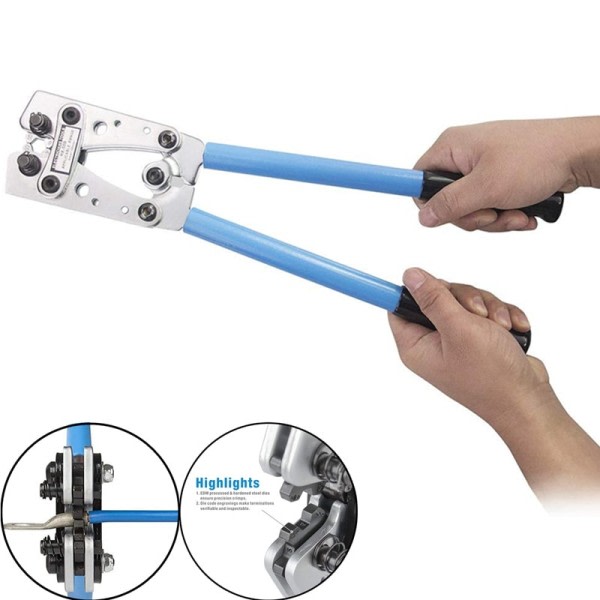 Kabel Lug Crimping Tool for Heavy Duty Wire Logger
