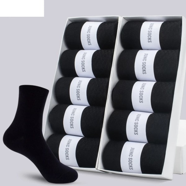 Menn's Bomull Sokker Ny Stil Sort Business Herre Sokker