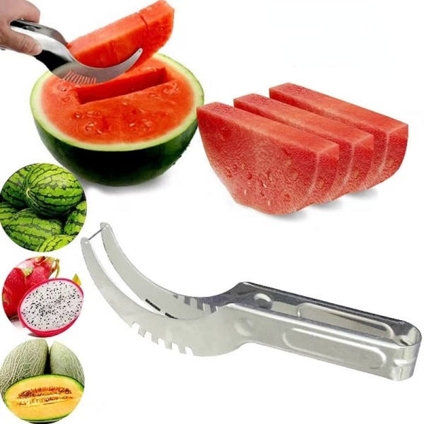 Rostfritt Vattenmelon Skärare Skärare Verktyg Vattenmelon Melon Skärare Skärare