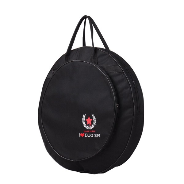 Cymbal Gig väska svart ryggsäck med dubbla fickor axelrem