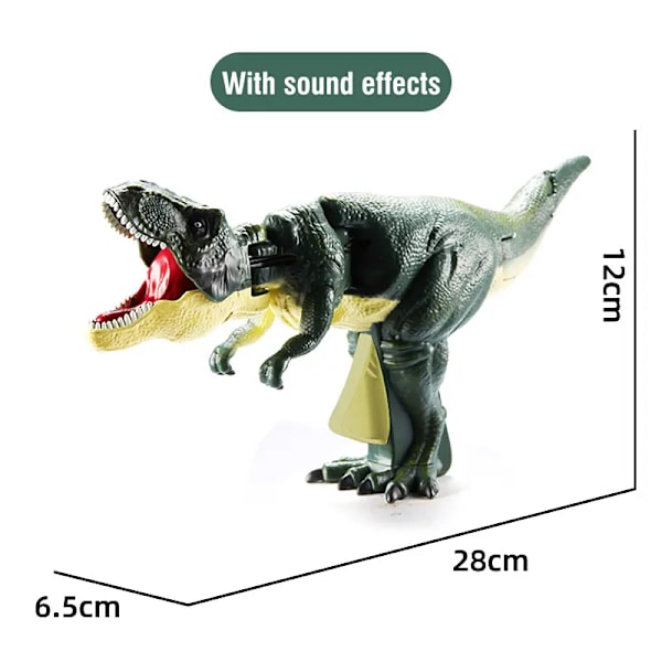 Dinosaurier Zazaza Tryck Dinosaurier Zaza Toy with Ljud Barn's Fidget Toys Dekompression Toy