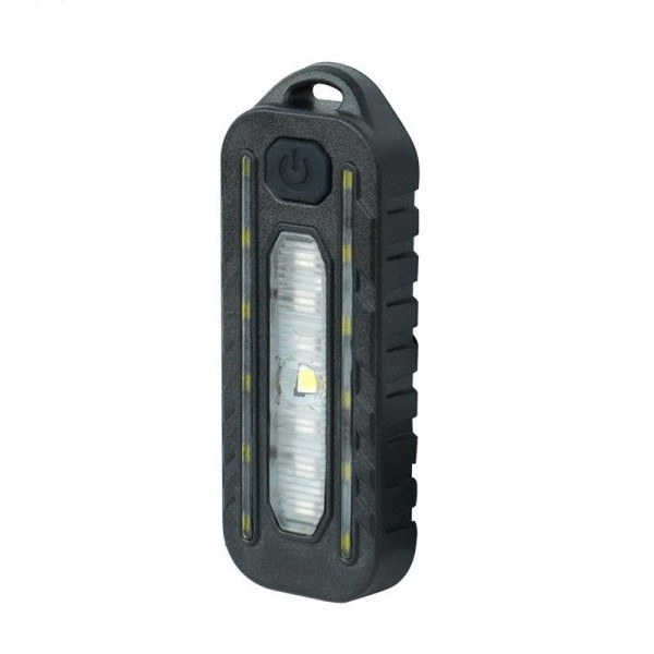 LED Rød Blå Skulder Politi Lys med Clip USB Oplader Blinker Advarsel Sikkerhed Lommelygte Lommelygte Bike Warn Lys