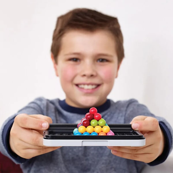 120 udfordringer IQ 3D puslespil brætspil klassisk pyramide plade perle logisk sind for børn pyramide perler legetøj