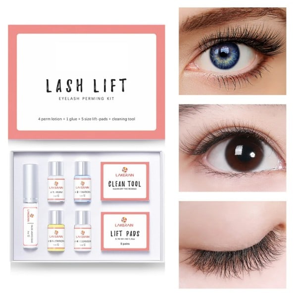 Lash Lift Kit Puolipysyvä Ripsien Lifting Perming Lotion Kiinnitys Liima kihara Lasher Kauneushoito Koti Käyttö Pro Kit