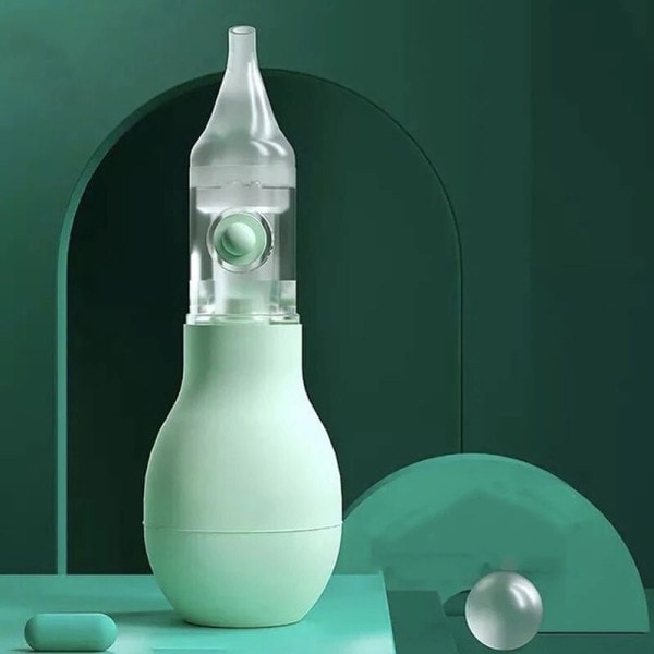 Ny Född Silikon Baby Säkerhet Näsrengöring Dammsug Sug Barn Nasal Aspirator