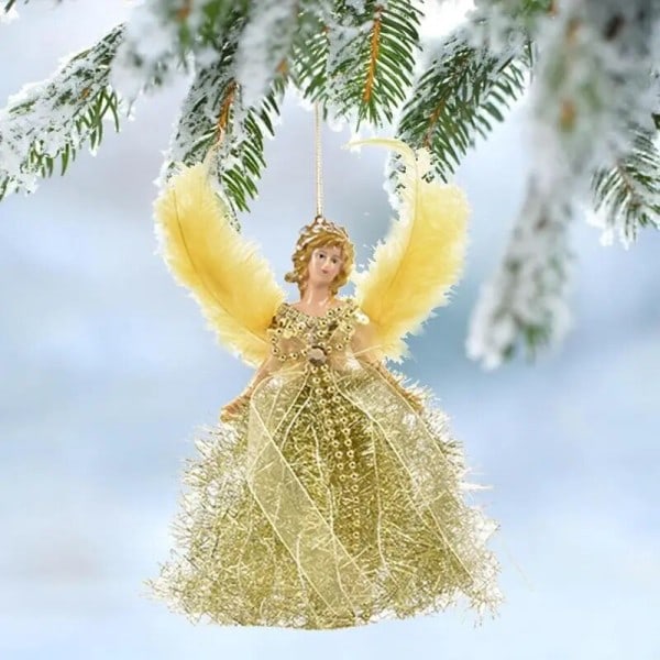 Jul Engel Anheng Hengende Engler Jule Tre Ornamenter Jule Tre Engel Topper