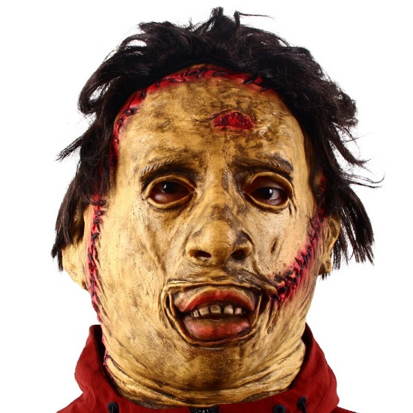 Texas Kædesav Massacre Læderansigt Maske Halloween Rædsel Fancy Kjole Fest Cosplay Latex masker