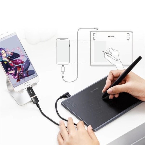 Grafikk Tegning Digital Nettbrett Signatur Penn Nettbrett OSU Spill Penn Nettbrett med batterifri Stylus Penn
