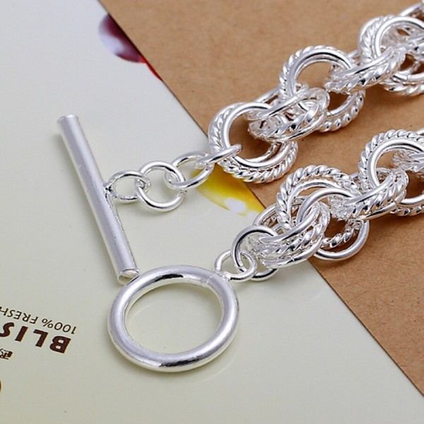 925 Sterling Silver Smycken ganska fint mode populärt armbandspris