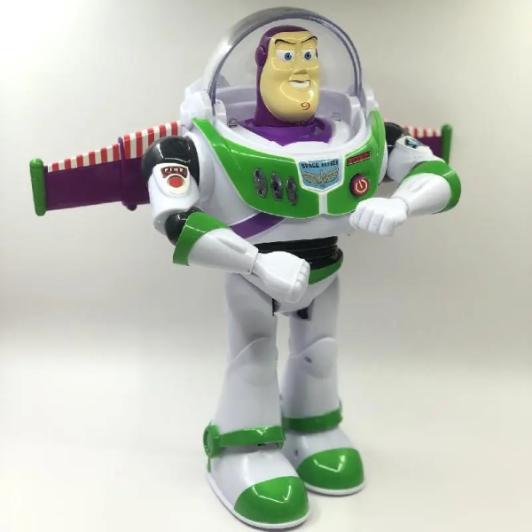 Woody Buzz Ljusår musik ljus med vingar docka action figur leksaker