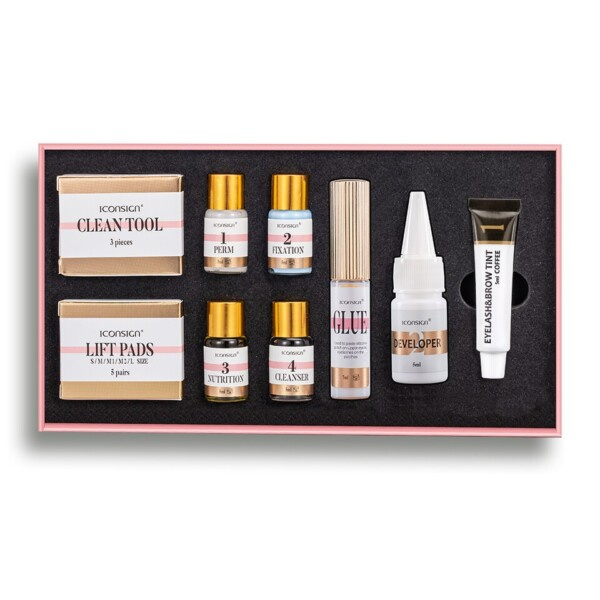 Ögonfrans Ögonbryn Färg Tint Kit Professionell fransar lyft ögonbryn färgning mascara makeup