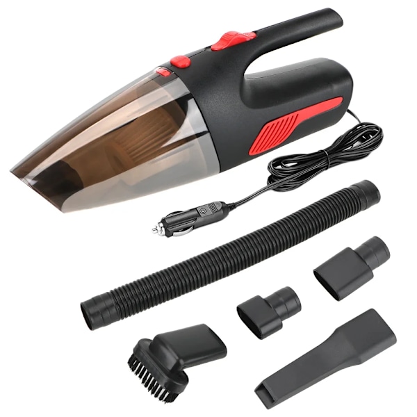 Super suging Våt/tørr Dobbeltbruk Håndholdt Bil Vacuum 120W 12V 5000PA for Bil Hjem