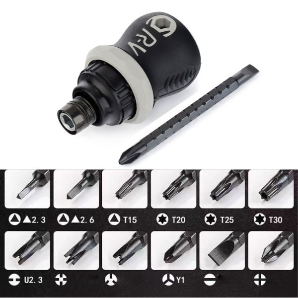 Mini Spärr Precision Skruvmejsel Magnetisk 13 In 1 Teleskopisk Arbetsbesparande Hand Verktyg