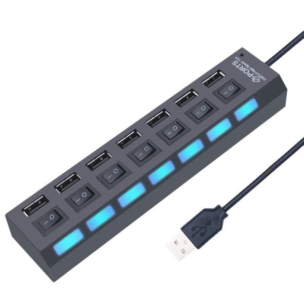 USB keskitin 3.0 keskitin USB 3 USB 2.0 usb USB jakaja virta sovitin 4/7 portti useita laajennus 2.0 kytkimellä