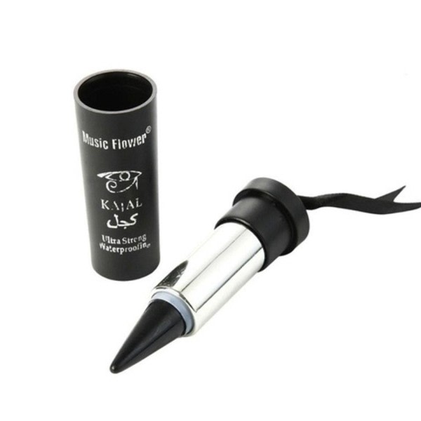 Sort Tube Læbestift-stil Bånd Eyeliner Sort Lasting Portable Natural Eye Vandproof Liner