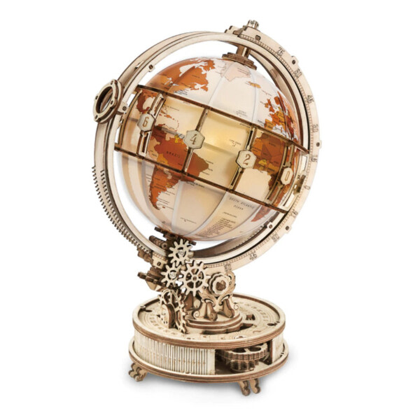 Lysende 3d Puslespil Globe med LED Lys