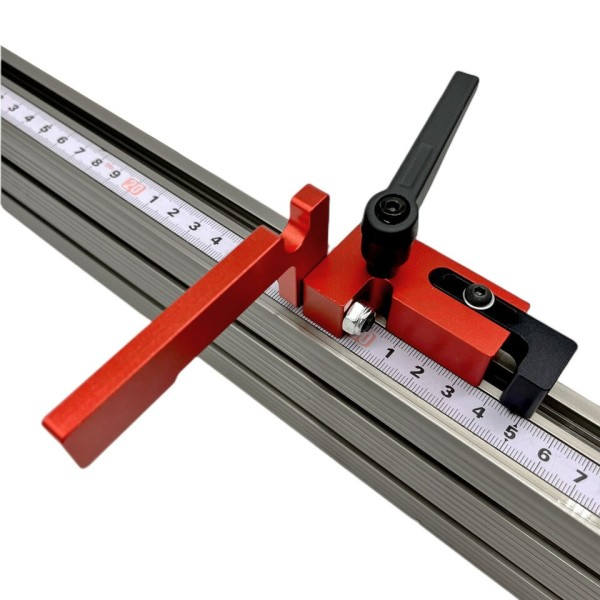 Overfræser Bord Hegn Aluminium Multi T-Track Bord Sav Profil Hegn Træbearbejdning T-Slot Gering