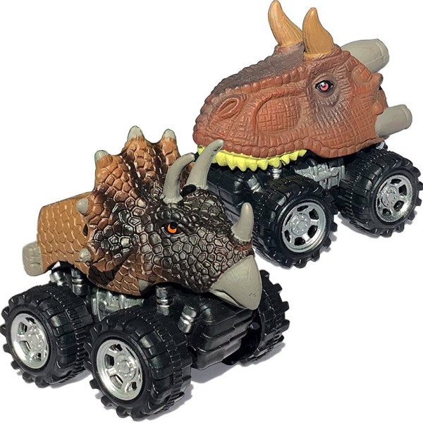 Jurassic World Dinosaur Leker Truk Tilbake Biler for 3+-åringer Gutter Jenter Småbarn Baby Monster Lastbiler