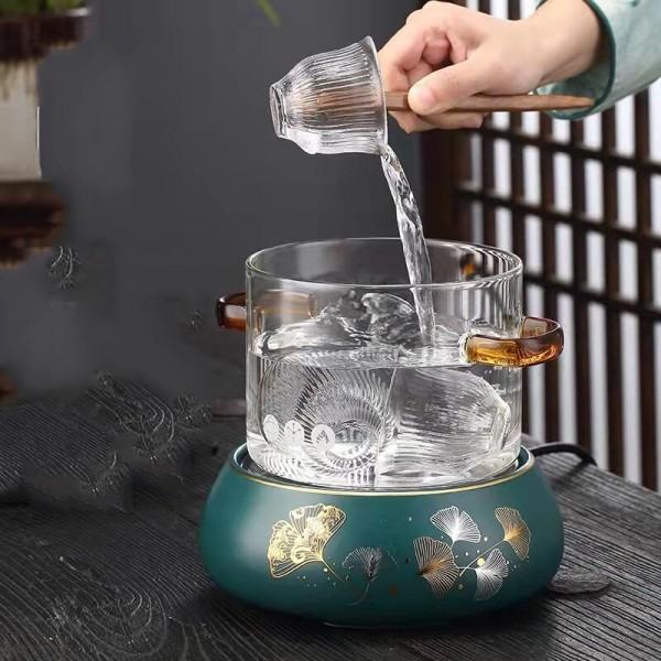 Läpinäkyvä lasi keitto puuro kattilat 1,5l mikroaaltouuni takka lämmitys lasi kulho