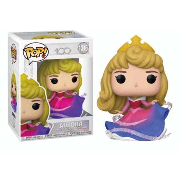 Funko Pop Frozen Prinsesse Ariel Rapunzel Askepot Tiana Action Figurer Samling Model Legetøj