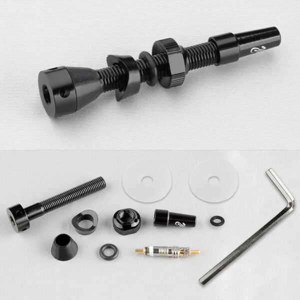 2STK/1Par 44/60mm Presta Nipple F/V Ventiler til Vej Tubeless Carbon fælg