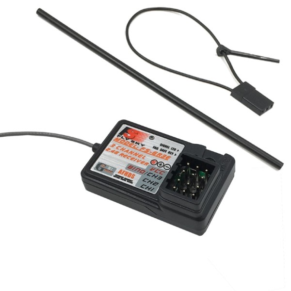 3 kanal 2.4G mottaker med Failsafe GT3B GR3C oppgradering for RC bil lastebil båt GT3 GT2 sender