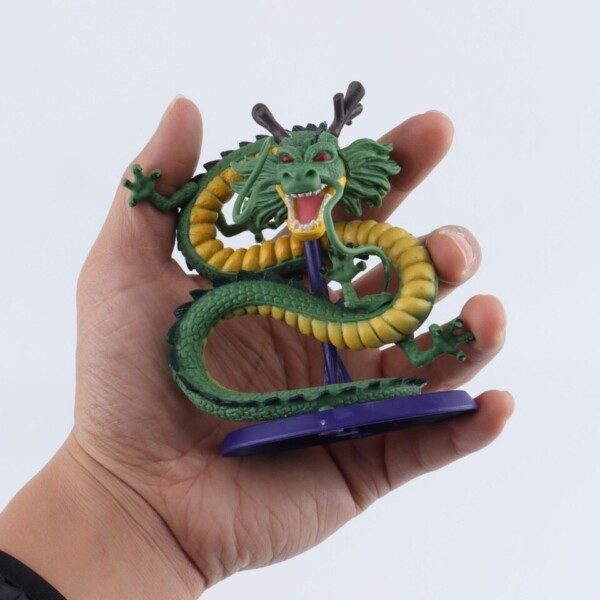 12CM Dragon Ball Cyan Dragon Håndlavet Model Dekoration Dragon Ball Z Anime Dragon Dukke Legetøj