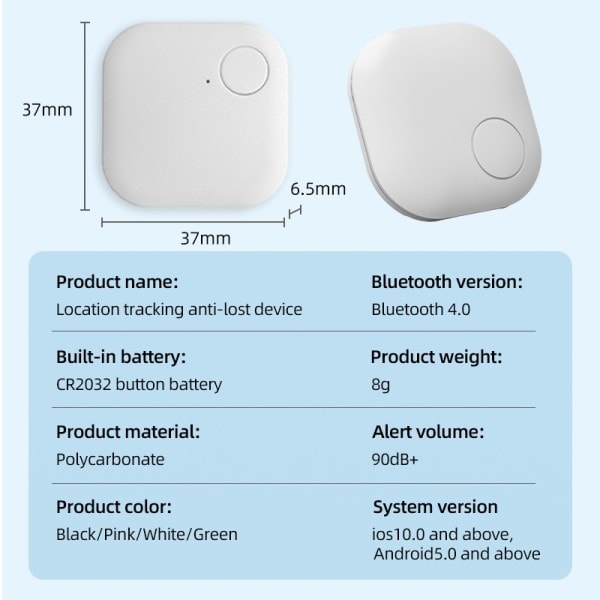 Smart Bluetooth anti-tab enhed mobil telefon etui og taske to-vejs anti-tab