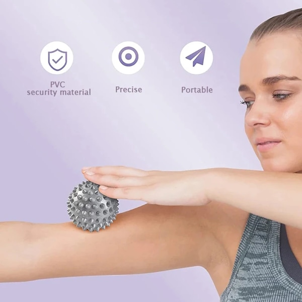 Fod Massage Rulle Hæl Spur Pindsvin Kugle Plantar Fasciitis Massager Lettelse ømme Muskler Nakke Skulder Arm Krop Trigger Punkt