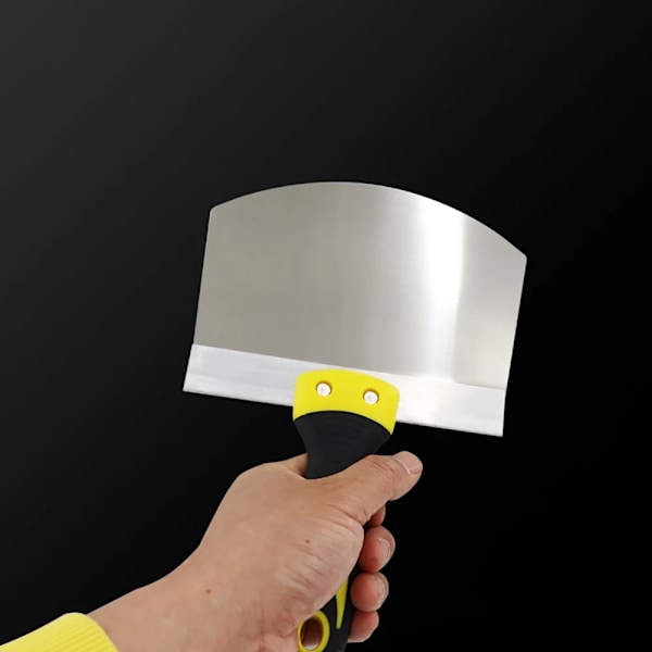 Rostfritt stål spackel kniv vägg färg gips spackel båge aska skyffel färg matning fyllning skrapa blad spatel bygg verktyg