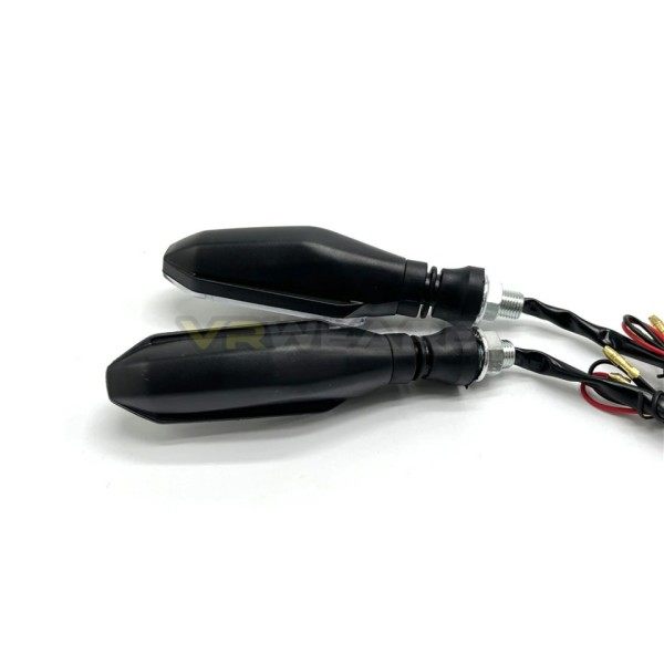 4 stk Motorcykel Virge Signaler Lys  Vand Flyder Indikator Pil Blinker Lamper