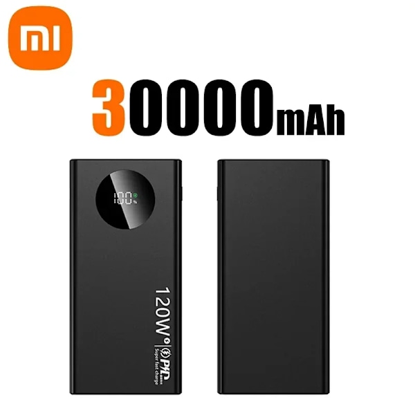 120W 50000mAh Hög Kapacitet Power Bank Snabb Laddning Powerbank