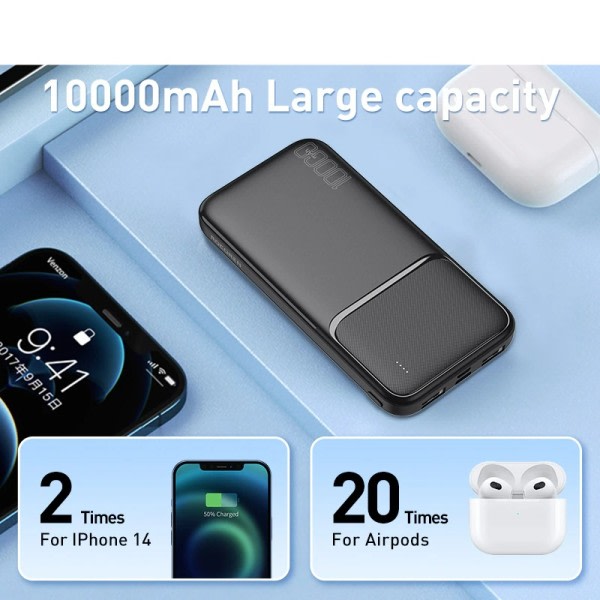 Bærbar Oplader Ekstern Batteri Power Bank Hurtig Opladning Power bank