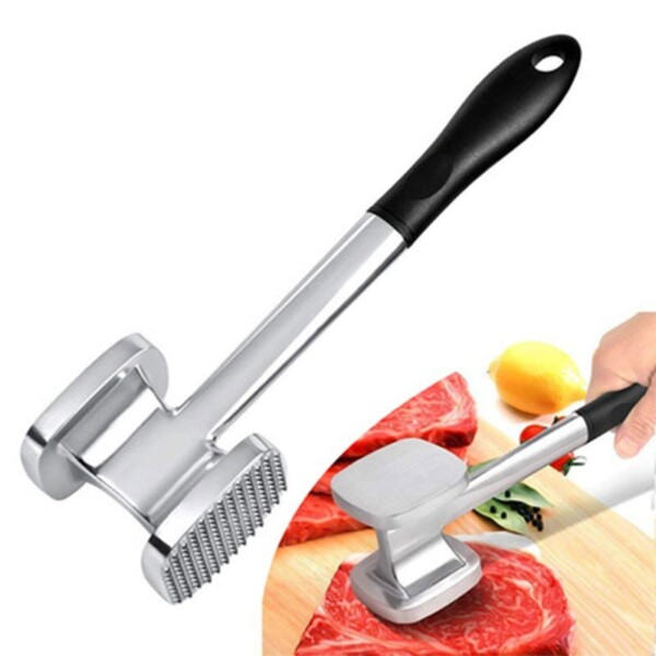 Rostfritt stål kött hammare dubbelsidig kött mör