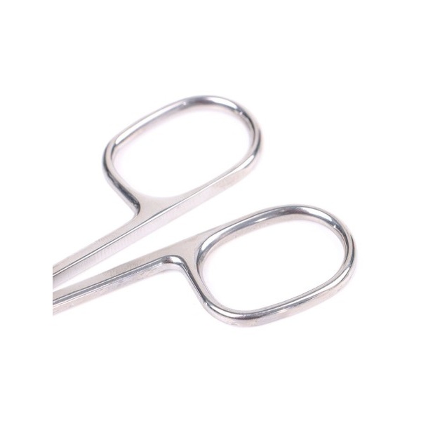 Ekstra fin kutikula saks buet rustfrit stål med præcis spids spids pleje blade