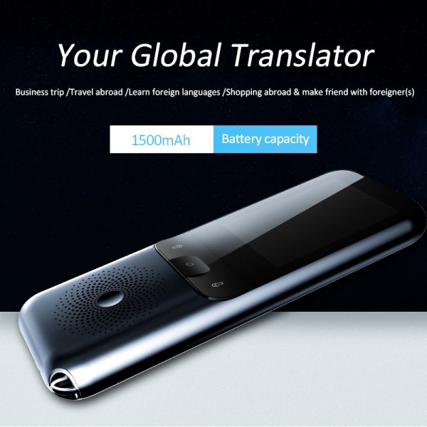 Bärbar ljud översättare 138 språk smart översättare offline i realtid smart röst översättare