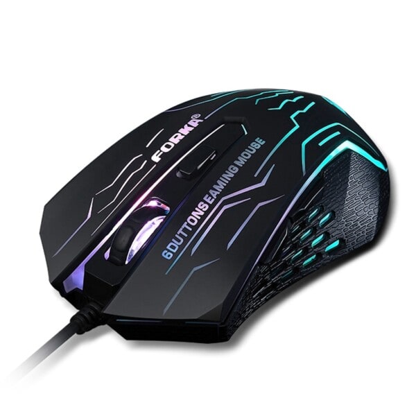 Tyst Klick USB Trådbundet Gaming Mus Gamer Dator Mus För PC Mac Bärbar dator