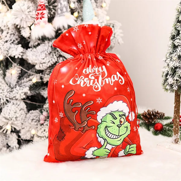 Gåvor påse stor godis påse jul prydnad set jul jul dekorationer