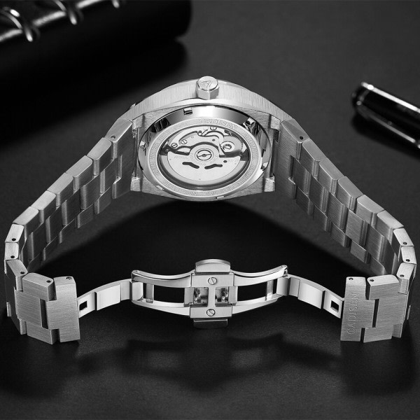 Herr Mekaniska Armbandsur Japan Movement Män's Automatiska Klockor 10ATM armbandsklocka