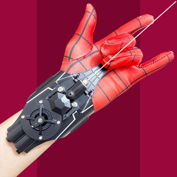 Wrist Launcher spider man Shooters  Cosplay Props Shooting Device Legetøj