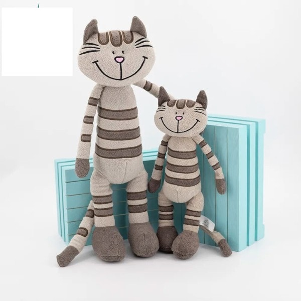 Katt plysj leke liten myk simulering barn utstoppede dyre leker