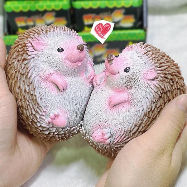 Tecknad Hedgehog Dekompression Leksaker Anti Stress Fidget Toy Squeeze Leksaker