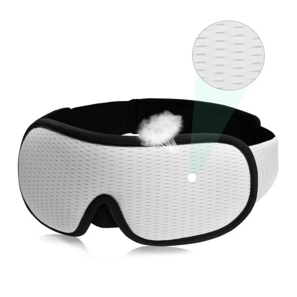 3D Maske til Søvn Øje Maske Lys Blockout Blød Polstret Sovende Maske