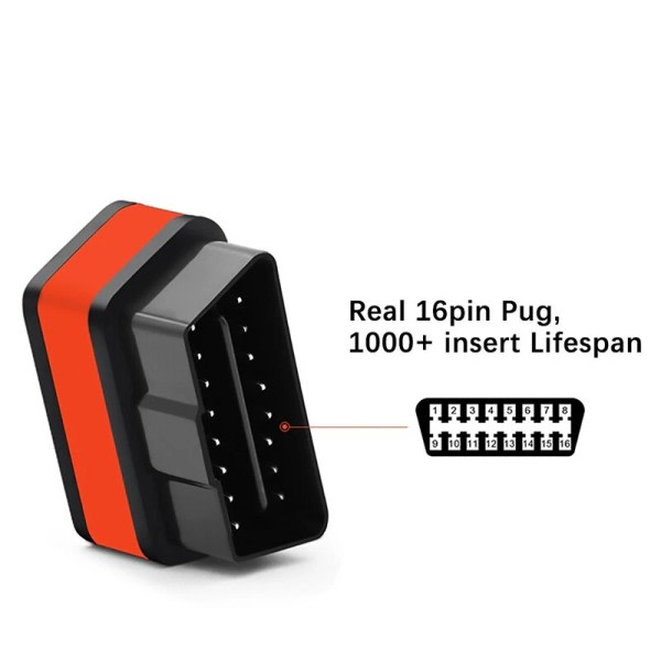 Bluetooth Bil Fejl Detektor Sort og Orange Model Support Opgradering