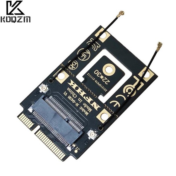 Ny M.2 NGFF To Mini PCI-E (PCIe+USB) Adapter For M.2 Wifi Bluetooth Wireless Wlan Card Intel AX200 9260 8265 8260  Til bærbar